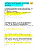 RN COMPREHENSIVE PREDICTOR NURSING 2025   