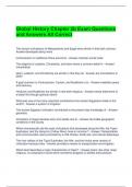  Global History Chapter 2b Exam Questions and Answers All Correct 