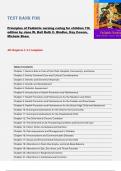 Principles of Pediatric Nursing&colon; Caring for Children &lpar;7th Edition&rpar; by Jane W&period; Ball&comma; Ruth C&period; Bindler&comma; Kay Cowan&comma; Michele Shaw &ndash; Complete Test Bank for Chapters 1&ndash;31