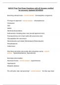 NAVLE Prep Test Exam Questions with all Answers verified for accuracy Updated 2024&sol;2025