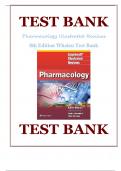 Test Bank For Lippincott Illustrated Reviews&colon; Pharmacology 7th Edition by Karen Whalen 9781496384133 Chapter 1-48 Complete Guide&period;