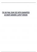 ITN 260 FINAL EXAM 2025 WITH GUARANTEED ACCURATE ANSWERS &vert;LATEST VERSION