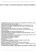 NR 547 Week 6 SI review exam with verified answers