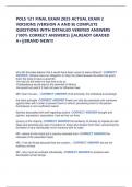 POLS 121 FINAL EXAM 2025 ACTUAL EXAM 2 VERSIONS &lpar;VERSION A AND B&rpar; COMPLETE  QUESTIONS WITH DETAILED VERIFIED ANSWERS &lpar;100&percnt; CORRECT ANSWERS&rpar; &vert;&vert;ALREADY GRADED A&plus;&vert;&vert;BRAND NEW&excl;&excl;&excl;