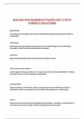 ENGLISH FOR BUSINESS STUDIES UNIT 2 WITH CORRECT SOLUTIONS