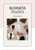 Business Studies Grade 11 IEB Notes