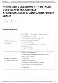NHS 111 Exam 2 QUESTIONS WITH DETAILED VERIFIED AND 100&percnt; CORRECT ANSWERS&vert;ALREADY GRADED A&plus;&vert;BRAND NEW EXAM&excl;&excl;