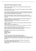 RMI 2302 FINAL EXAM DR&period; NYCE