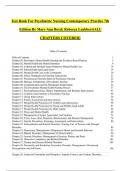 Test Bank For Psychiatric Nursing Contemporary Practice 7th Edition By Mary Ann Boyd&semi; Rebecca Luebbert&lpar;ALL CHAPTERS COVERED&rpar;