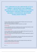 ATI CAPSTONE EXAM 2 2025 WITH ACTUAL  CORRECT QUESTIONS AND VERIFIED  DETAILED ANSWERS &vert;FREQUENTLY TESTED  QUESTIONS AND SOLUTIONS&vert;ALREADY  GRADED A&plus;&vert;NEWEST&vert;GUARANTEED  PASS&vert;LATEST UPDATE 