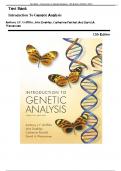 Test Bank Introduction To Genetic Analysis Anthony J&period;F&period; Griffiths&comma; John Doebley&comma; Catherine Peichel&comma; And David A&period; Wassarman 12th Edition