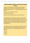 &colon; Accredited Wealth Management Advisor &lpar;AWMA&rpar; &ndash; Module 5 Exam Review &vert; Verified Questions & Taxation Scenarios