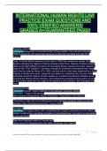  IHRL 301&colon;International Human Rights Law&colon; Comprehensive Exam Guide with 100&percnt; Verified Answers