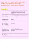 Mgmt 3330 - Ch&period; 5 &sol; Study Guide Q-Bank &sol; Expert Verified Actual Questions & Answers for Guaranteed Pass &sol; Newest Update&comma; 2025-2026&period;  