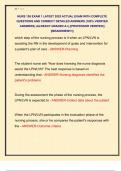 NURS 136 EXAM 1 LATEST 2025 ACTUAL EXAM WITH COMPLETE  QUESTIONS AND CORRECT DETAILED ANSWERS &lpar;100&percnt; VERIFIED  ANSWERS&rpar; &vert;ALREADY GRADED A&plus;&vert; &vert;&vert;PROFESSOR VERIFIED&vert;&vert;  &vert;&vert;BRANDNEW&excl;&excl;&excl;&vert;&vert;