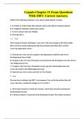 Copado Chapter 11 Exam Questions With 100&percnt; Correct Answers