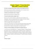 Copado Chapter 7 Exam Questions With 100&percnt; Correct Answers&period;