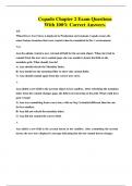 Copado Chapter 2 Exam Questions With 100&percnt; Correct Answers&period;