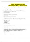 Copado Fundametals-2 Exam Questions With 100&percnt; Correct Answers&period;