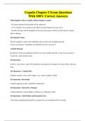 Copado Chapter 5 Exam Questions With 100&percnt; Correct Answers&period;