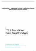 D336 Business of IT &ndash; Applications ITILv 4 Exam Prep Workbook Resources 2025-2026 Western Governors University