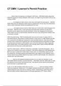 CT DMV EXAMS NEWEST 2025&sol;2026 ACTUAL COMPLETE QUESTIONS AND CORRECT DETAILED ANSWERS &lpar;VERIFIED ANSWERS&rpar; ALL BUNDLED HERE&excl;&excl;&excl;