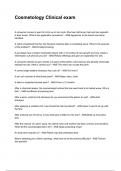 Cosmetology Clinical exam NEWEST 2025&sol;2026 ACTUAL COMPLETE QUESTIONS AND CORRECT DETAILED ANSWERS &lpar;VERIFIED ANSWERS&rpar;