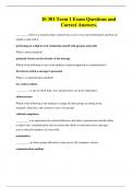 IS 301 Term 1 Exam Questions and Correct Answers&period;