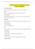 IS 301 Term 3 Exam Questions and Correct Answers&period;