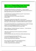 Red Cross Lifeguarding Exam Test With 100&percnt; Correct And Verified Answers