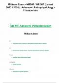 NR-507 Midterm Exam Study Guide &ndash; Advanced Pathophysiology &vert; Chamberlain