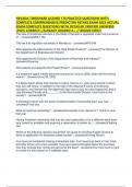  Nevada Timeshare License &ndash; 170 Practice Questions with Complete 2025 Comprehensive Predictor Retake Exam and Verified Answers