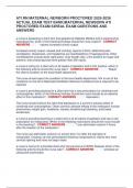 ATI RN MATERNAL NEWBORN PROCTORED 2025-2026 ACTUAL EXAM TEST BANK&vert;MATERNAL NEWBORN ATI PROCTORED EXAM 54REAL EXAM QUESTIONS AND ANSWERS
