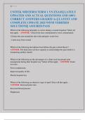 UNITEK MIDTERM TERM 1 VN EXAM&vert;&vert; LATELY  UPDATED AND ACTUAL QUESTIONS AND 100&percnt;  CORRECT ANSWERS GRADED A&plus;&vert;&vert; LATEST AND  COMPLETE UPDATE 2025 WITH VERIFIED  SOLUTIONS&vert;&vert; ASSURED PASS 