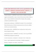SNHD AEMT PROTOCOL TEST ACTUAL QUESTIONS AND CORRECT VERIFIED ANSWERS NEWEST VERSION &vert; A&plus; GRADED &vert; NEW AND REVISED