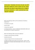 IAHSS BASIC TRAINING FOR HEALTHCARE SECURITY  OFFICERS COMPLETE STUDY GUIDE ACTUAL EXAM  2025&sol;2026 ACCURATE QUESTIONS WITH CORRECT  DETAILED ANSWERS &vert;&vert; 100&percnt; GUARANTEED PASS  <RECENT VERSION>