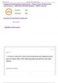 Capstone Fundamentals Assessment &vert; Explore New 50 Questions and Answers &vert; 2025 New Revised Update &vert; 100&percnt; Correct&period;