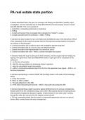 PA Appraisers License Exams New 2026&sol;2027 Questions and Professionally Verified Answers &lpar;complete bundle&rpar; 