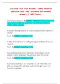 GA AUCTION STUDY GUIDE  ACTUAL   EXAM  NEWEST VERSION 2025  200  Questions and Verified Answers &vert; 100&percnt; Correct&period;