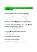GCU BIO-205 Exam 1 Questions Answered &lpar;Latest 2024&rpar;  Assured Succes