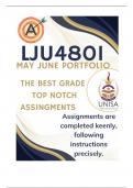 LJU4801 MAY JUNE PORTFOLIO &lpar;COMPLETE ANSWERS&rpar; Semester 1 2025 - DUE 28 May 2025