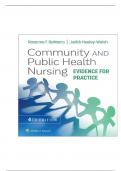 TEST BANK - Community and Public Health Nursing&colon; Evidence for Practice 4th Edition by DeMarco & Walsh&comma; All 25 Chapters Covered&comma; Verified Latest Edition