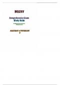 BIO255 Comprehensive Exam Study Guide 50 Multiple Choice Questions 100 points total ANATOMY & PHYSIOLOGY 3