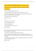 BASIC DRIVER IMPROVEMENT Practice Exam Questions and Answers Latest Versions 2025 Graded A&plus;&period;