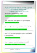 ACIC Questions with  Correct Answers   for Specific Exam Mail  supergrades12&commat;gmail&period;com 