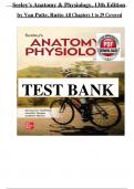 TEST BANK for Seeley's Anatomy & Physiology 13th Edition by Cinnamon VanPutte, Jennifer Regan, Andrew Russo. All Chapters 1-29 ||Complete A+ Guide