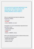 DTR EXAM PRACTICE QUESTIONS COMPREHESIVE EXAM 2025&sol;2026 ACTUAL COMPLETE 250&plus; REAL EXAM QUESTIONS AND 100&percnt; CORRECT ANSWERS  &lpar;VERIFIED ANSWERS&rpar; ALREADY GRADED A&plus; 