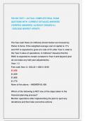FIN 365 TEST 1 &sol;ACTUAL COMPLETE REAL EXAM  QUSTIONS WITH CORRECT DETAILED ANSWERS &lpar;VERIFIED ANSWERS&rpar; &sol;ALREADY GRADED A&plus;  &sol; 2025&sol;2026 NEWEST UPDATE &period;