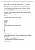 POB EXAM 4 SHADWICK QUESTIONS & ANSWERS
