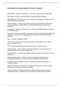 SHADWICK POB EXAM 2 STUDY GUIDE